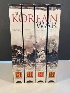 The Korean War Volume 1-4 Box Set - VHS History Channel